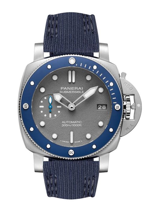 panerai with bracelet|panerai submersible 42mm straps.